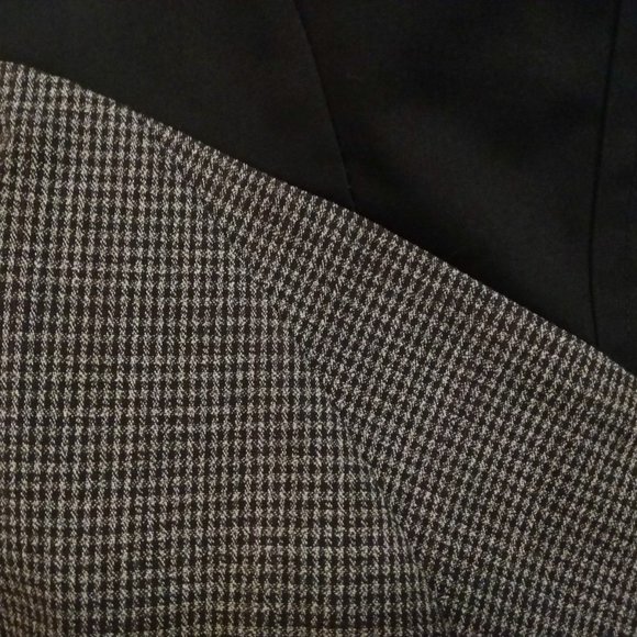 Wool Blend Strapless Trench Coat OOAK Modern Mobster Dress - Picture 13 of 15